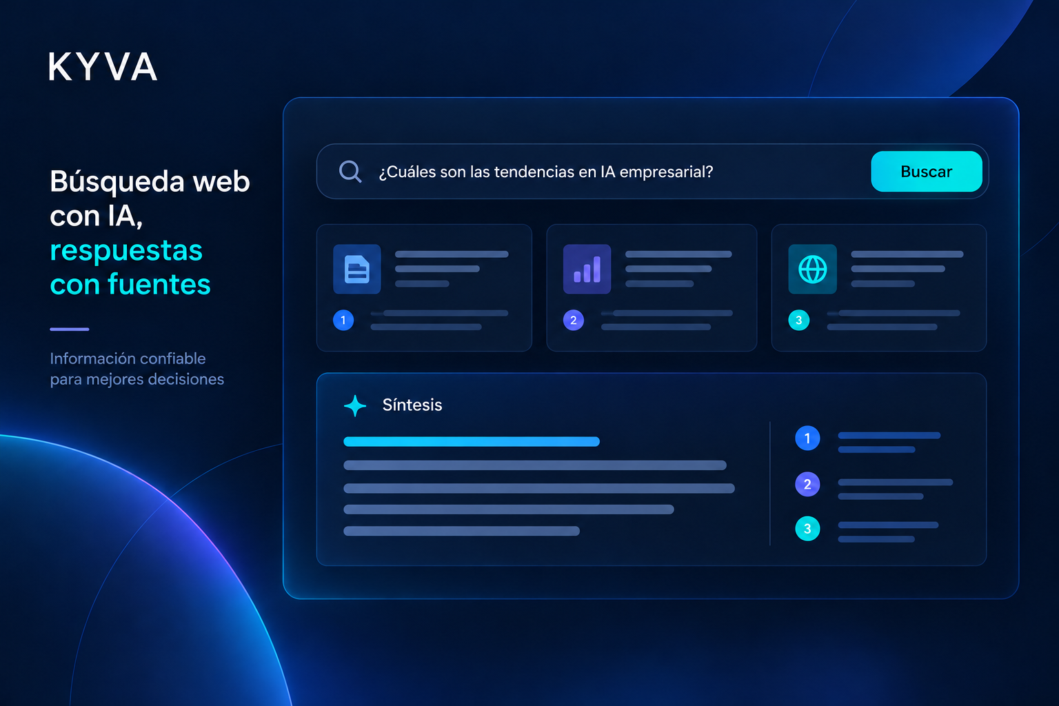Búsqueda web de KYVA